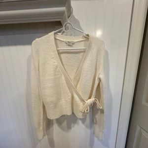 Boden wrap wool sweater size 2